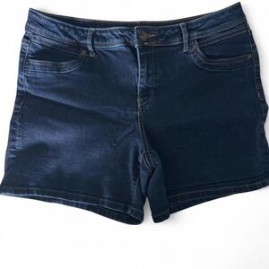 Simply Vera Vera Wang Dark Indigo Denim Shorts